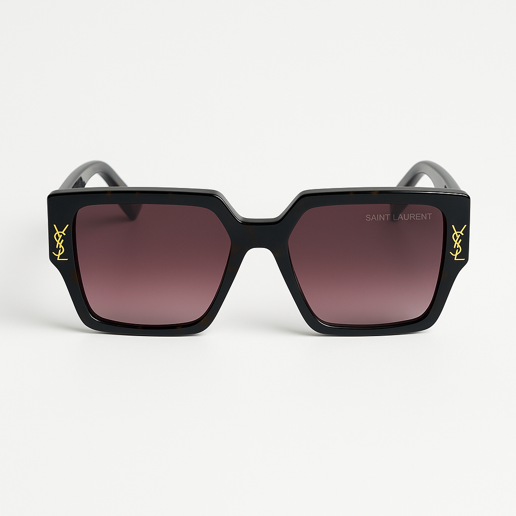 SAINT LAURENT Zonnebril - Bruine Luipaardprint