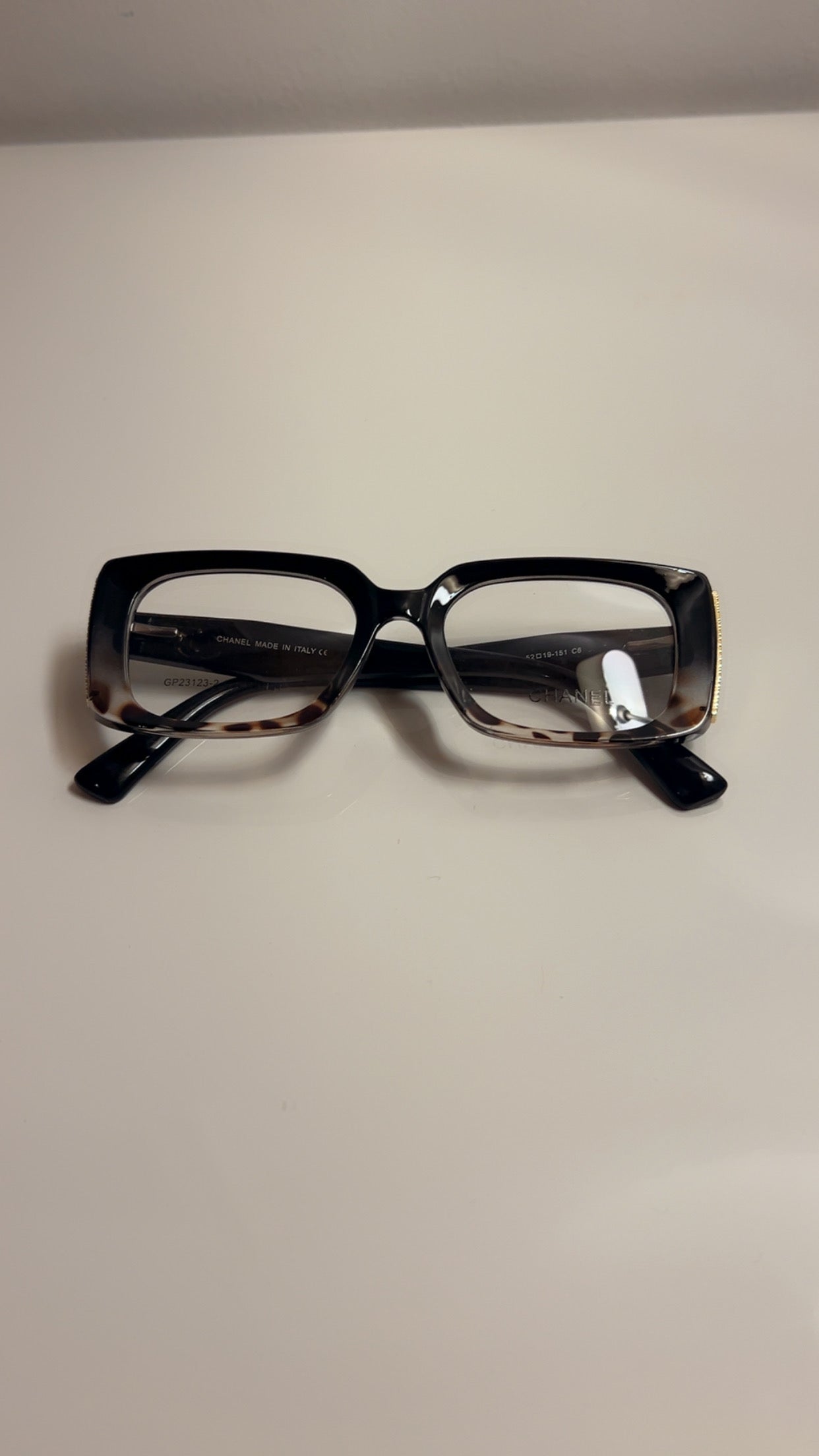 CHANEL Bril - Ombre Luipaardprint