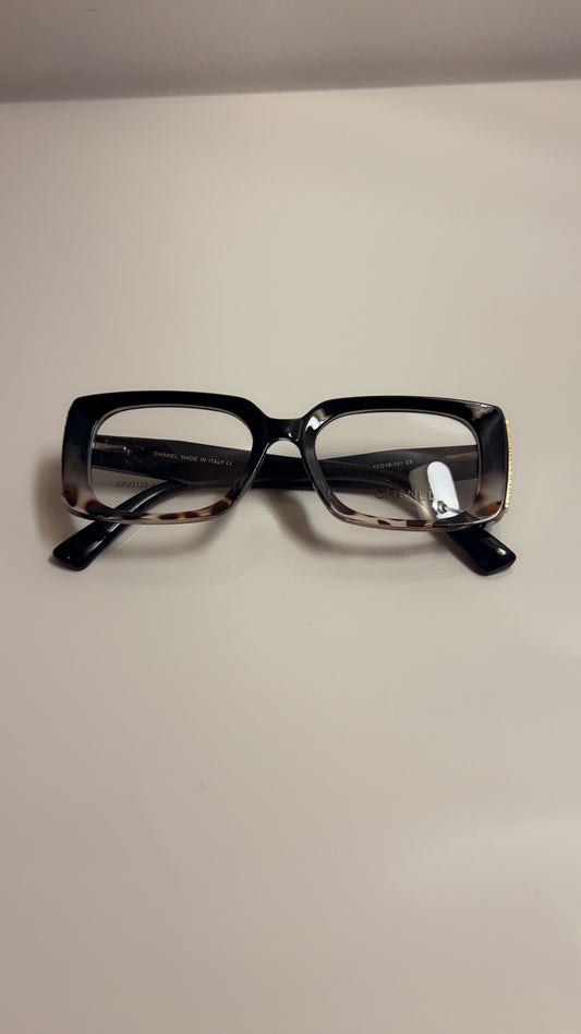 CHANEL Bril - Ombre Luipaardprint